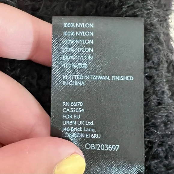 Free People | Icing V-Neck Sweater, Black, Size M - NWT - Picture 13 of 13